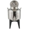 SANSONE CITERNE 3 LITRES POUR HUILE D'OLIVE-EN INOX 18/10 - EUROPA MODEL