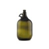 BOUTEILLE D'HUILE Verre teinte avec Bouchon mécanique, 5 litres, 18 x 18 x 35 cm
