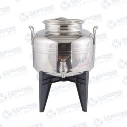 SANSONE CITERNE 5 LITRES POUR HUILE D'OLIVE-EN INOX 18/10 - EUROPA MODEL