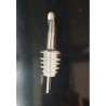 SANSONE SET DE HUILE ET VINAIGRE EN INOX, SALIÈRE ET POIVRIER EN VERRE AVEC SUPPORT INOX 18/10 - 4 PIÈCES