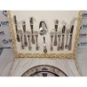 Couverts A DESSERT 12 pièces + 1 Plateux service en inox 18/10 + 1 SPATULE A SERVICE COUDÉE  INOX 18/10
