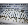 Ensemble de 48 pièces + Louche, Vaisselle en acier inoxydable 18/10 de qualité alimentaire
