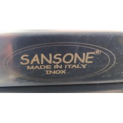 SANSONE SET DE HUILE ET VINAIGRE 4 PIÈCE EN INOX AVEC SUPPORT - INOX 18/10