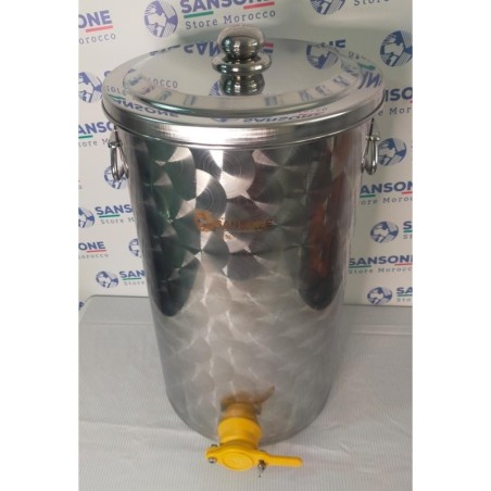 SANSONE MATURATEUR 40KG POUR MIEL / AMLOU EN INOX 18/10
