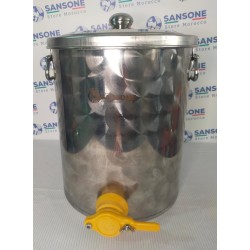 SANSONE MATURATEUR 25KG POUR MIEL / AMLOU EN INOX 18/10