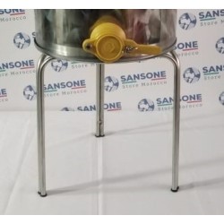 SUPPORT INOX ROND AVEC 3 PIEDS EN INOX 18/10 POUR MATURATEUR 25-50KG
