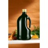 BOUTEILLE D'HUILE Verre teinte avec Bouchon mécanique, 5 litres, 18 x 18 x 35 cm