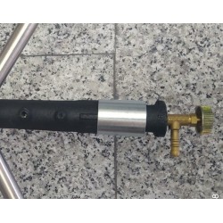 SANSONE RECHAUD A GAZ DE 140 TROUS AVEC SUPPORT INOX 18/10 ET ROBINET DE GAZ