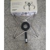 SANSONE RECHAUD A GAZ DE 140 TROUS AVEC SUPPORT INOX 18/10 ET ROBINET DE GAZ