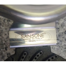 SANSONE RECHAUD A GAZ DE 140 TROUS AVEC SUPPORT INOX 18/10 ET ROBINET DE GAZ