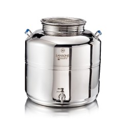 SANSONE CITERNE 50 LITRES POUR HUILE D'OLIVE-EN INOX 18/10 - EUROPA MODEL