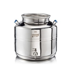 SANSONE CITERNE 30 LITRES POUR HUILE D'OLIVE-EN INOX 18/10 - EUROPA MODEL