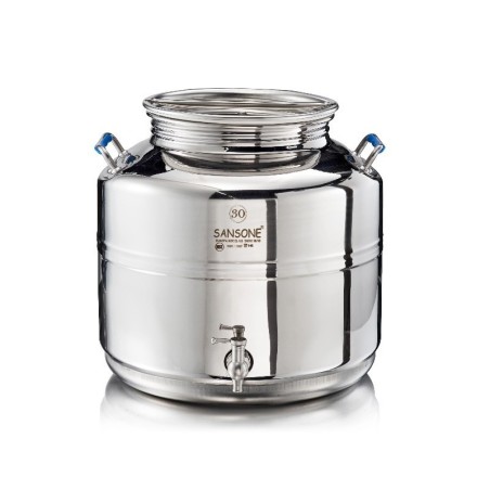 SANSONE CITERNE 30 LITRES POUR HUILE D'OLIVE-EN INOX 18/10 - EUROPA MODEL