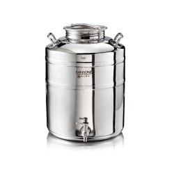 SANSONE CITERNE 20 LITRES POUR HUILE D'OLIVE -EN INOX 18/10 - EUROPA MODEL
