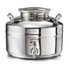 SANSONE CITERNE 10 LITRES POUR HUILE D'OLIVE-EN INOX 18/10 - EUROPA MODEL