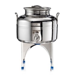 SANSONE CITERNE 5 LITRES POUR HUILE D'OLIVE  -EN INOX 18/10 - EUROPA MODEL