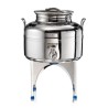 SANSONE CITERNE 5 LITRES POUR HUILE D'OLIVE  -EN INOX 18/10 - EUROPA MODEL
