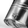 SANSONE CITERNE 30 LITRES POUR HUILE D'OLIVE-EN INOX 18/10 - AGRAFE MODEL