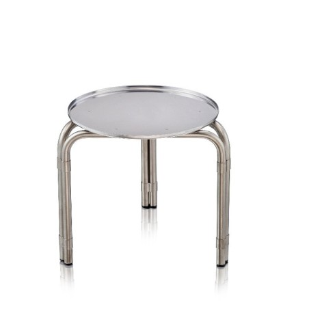 SUPPORT INOX ROND AVEC 3 PIEDS POUR CITERNE 20-15-10 LITRES